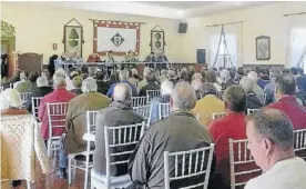  ??  ?? Asamblea celebrada en Cuevas de Altázar.