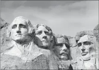  ?? [DAVID ZALUBOWSKI/ASSOCIATED PRESS FILE PHOTO] ?? This March 22, 2019, file photo shows Mount Rushmore in Keystone, S.D.