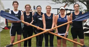  ?? All photos by Michelle Cooper Galvin ?? Flesk Valley Senior Ladies Clara O’Connor, Aoife Brosnan, Nicola O’Donoghue, Norma Jean Leane, Esther Brosnan and Yvonne O’Leary at the Killarney Regatta on Sunday.