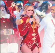  ??  ?? Mariah Carey’s All I Want For Christmas Is You Tour is coming to Nottingham.