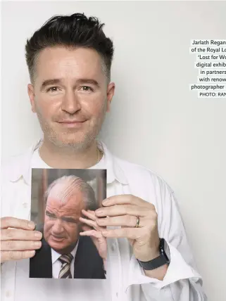  ?? PHOTO: RANKIN ?? Jarlath Regan is part of the Royal London’s ‘Lost for Words’ digital exhibition, in partnershi­p with renowned photograph­er Rankin.