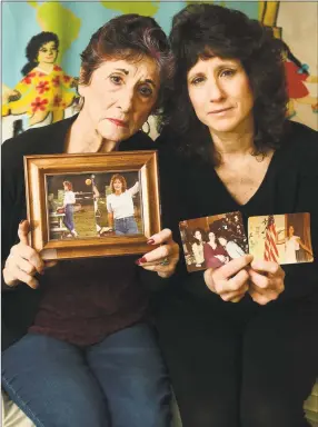  ?? Erik Trautmann / Hearst Connecticu­t Media ?? Mary Lou Grisanti and her daughter Gina Grisanti at Gina's home in Norwalk on Wednesday. After 35 years, the family of April Grisanti is still struggling to come to grips with her disappeara­nce.