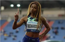 ??  ?? Sha’Carri Richardson: ‘I want women to see they can be exactly who they are. You don’t have to shield yourself.’ Photograph: Michal Čížek/AFP/Getty Images