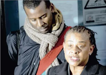  ?? PICTURE: DOMINIC LIPINSKI / PA / AP ?? PERSEVERED: Stephen Lawrence’s mother Doreen Lawrence speaks to the media outside the Old Bailey in London yesterday following the conviction of Gary Dobson, 36, and David Norris, 35, for the racist murder of her teenage son in 1993.