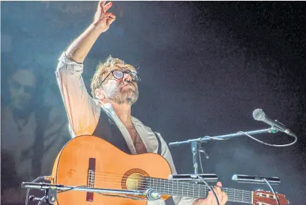  ?? Gentileza sebastián penna ?? El músico norteameri­cano presentó disco y repasó trayectori­a