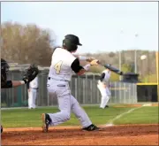  ?? Photos contribute­d by Shelly Culver ?? ABOVE: CJ Culver gets a hit for the Jackets.