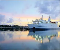  ??  ?? MV Logos Hope will open to the public at V&A Waterfront, Jetty 2 until July 11.