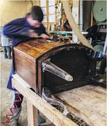  ?? GETTY IMAGES/FILES ?? The beauty of antiques and their finishes is they can always be cleaned and maintained without stripping or any drastic move. Stick to natural products, says expert furniture restorer Christophe Pourny.