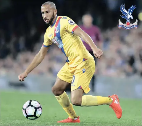  ??  ?? READY TO SOAR: Crystal Palace midfielder Andros Townsend.