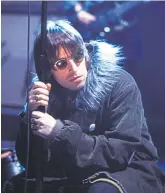  ??  ?? Oasis singer Liam Gallagher on Later With Jools Holland in 2000
