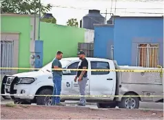  ??  ?? la persona herida fue llevada de emergencia a un hospital