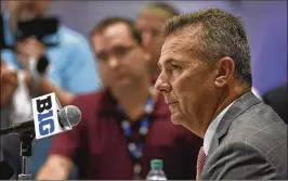  ?? ASSOCIATED PRESS 2017 ?? Ohio State coach Urban Meyer has apologized for statements about 2015 allegation­s against an assistant coach, but he says he followed proper protocols.