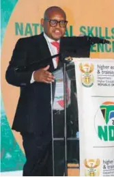  ?? ?? Deputy Minister of Communicat­ions and Digital Technologi­es Philemon Mapulane