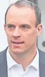  ??  ?? Dominic Raab