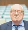  ?? FOTO: AFP ?? Jean-Marie Le Pen ist 25-mal verurteilt worden.