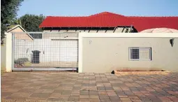  ??  ?? Ruth Moshabane's house in Dawnpark, Boksburg, is one of the assets that will be attached by the state.