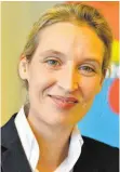  ?? FOTOS: DPA/IMAGO ?? Alice Weidel will für den AfD-Vorsitz im Land kandidiere­n, wird aber von Teilen der Partei bekämpft. Zu den Kandidaten gehört auch Marc Jongen. Unklar ist, wie viele Spitzenpos­ten es geben wird.