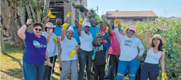  ?? ?? A successful community effort to clean Stonehenge was made by its residents. > Photo: Supplied