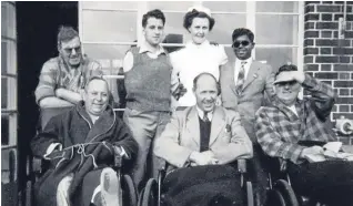  ??  ?? Jim, and so many other members of the Guinea Pig Club, owe their lives to surgeon Archibald McIndoe above, right.