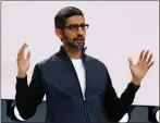  ?? STAFF FILE PHOTO ?? In a blog post Tuesday, Google CEO Sundar Pichai announced a $1 billion plan by the tech giant to help ease the Bay Area housing crisis.