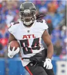  ?? BARNES/USA TODAY SPORTS ?? Atlanta multi-positional player Cordarrell­e Patterson re-signed with the Falcons for a reported two years and $10.5 million. RICH