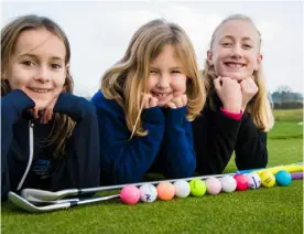  ?? Picture: Leaderboar­d Photograph­y ?? Girls Golf Rocks will be returning to Berkshire this year in a bid to see more youngsters take up the sport