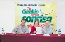  ?? / OTILIO NÚÑEZ ?? La fundación EXAICT firmó convenio para recibir el apoyo con la campaña eneromarzo de 2019