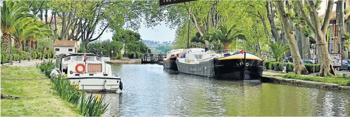  ?? Picture: 123rf.com/olegmit1' ?? SAY CHEESE Barging in France is fabulous — just don’t run out of food.