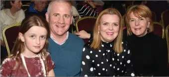  ??  ?? Anna Huxley, Tadhg Buckley, Yvonne Cummins and Bridie O’Connell pictured at the Rose McAuliffe Memorial Concert at Freemount Community Hall.