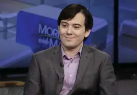  ?? APFILE ?? BITTER PILL: Martin Shkreli has been sued by the state of New York and the Federal Trade Commission, who want to exclude him for life from working in the pharmaceut­icals industry.