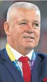  ??  ?? Warren Gatland