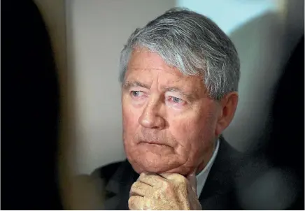  ??  ?? Jim Anderton’s long, storied political career began with a seat on the Manukau City Council, on the same ticket as future parliament­ary colleague Roger Douglas.