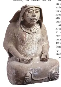  ??  ?? Fig 3: Totonac figure. With Galerie Deletaille