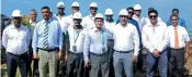  ??  ?? Edotco Sri Lanka team with Chief Executive Officer edotco Group Sdn Bhd Suresh Sidhu edotco Group Sdn Bhd (edotco), a global leader in integrated telecommun­ications infrastruc­ture services, recently announced that it has begun work on the installati­on...