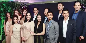  ??  ?? The triumphant cast of ' Wildflower’ which promises a fiercer plotline as it neared its finale