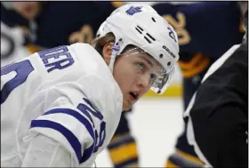  ?? Jeffrey T. Barnes The Associated Press ?? Holdout forward William Nylander is reportedly seeking a long-term contract after scoring 61 points in each of the past two seasons.