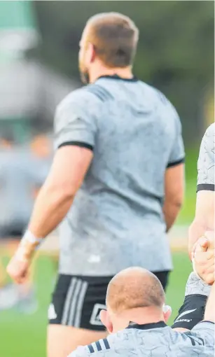  ??  ?? Sam Whitelock says he was “a little bit hurt” at accusation­s the All Blacks had deliberate­ly targeted Michael Hooper.