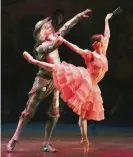  ?? Cuban Classical Ballet of Miami ?? The Cuban Classical Ballet of Miami performs “Don Quixote Suite” from a previous production. The company will perform the work Saturday at the Fillmore Miami Beach Jackie Gleason Theater.