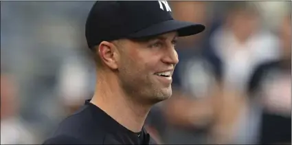  ??  ?? New York Yankees’ J.A. Happ looks on from the dugout before City Royals, on Saturday, at Yankee Stadium in New York. AP PHOTO/RICH SCHULTZ