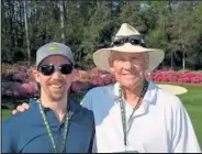  ?? Courtesy photo ?? Jordan and Terry Benjamin attend the Masters Tournament at Augusta National in Augusta, Ga.