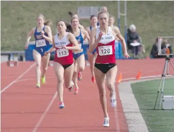  ?? — SFU ATHLETICS FILES ?? Sophomore Addy Townsend leads the Simon Fraser University Clan contingent heading into the NCAA Division 2 track and field championsh­ips.