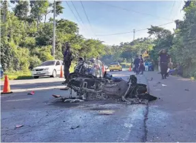  ??  ?? Principale­s causas. La distracció­n al volante y la invasión de carril están entre las principale­s causas de los accidentes de tránsito que causan pérdidas fatales.