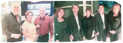  ??  ?? CONSULS' NIGHT. At the Waterfront Cebu City Hotel & Casino (WCCHC), from left, hotel general manager Anders Hallden, Honey Loop and US Consular officer Glenn Loop, WCCHC assistant sales manager Joan Cabarrubia­s, Korea Consul General Oh Sung-yong, WCCHC...