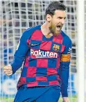  ??  ?? FIGURA. Lionel Messi vuelve a liderar el ataque del Barcelona.