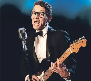  ??  ?? CLASS ACT: Buddy Holly and the Cricketers is a superb show