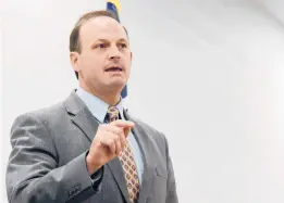  ?? MEG KINNARD/AP ?? South Carolina Attorney General Alan Wilson ripped President Biden over vaccines.