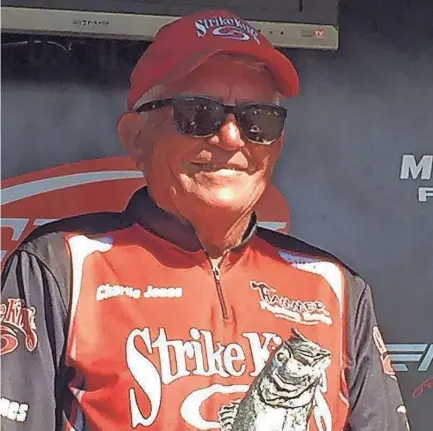  ?? PHOTO SUBMITTED ?? Charles Jones of Beech Bluff, Tenn., 75, became the second oldest angler to win a BFL tournament.