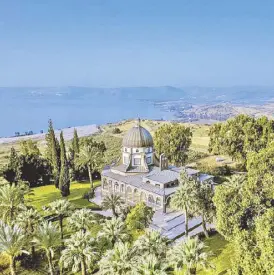  ?? Photo from cerf-institute.org ?? Church of the Beatitudes on Mt. Beatitude, where Jesus gave one of the most touching sermons in the Bible.