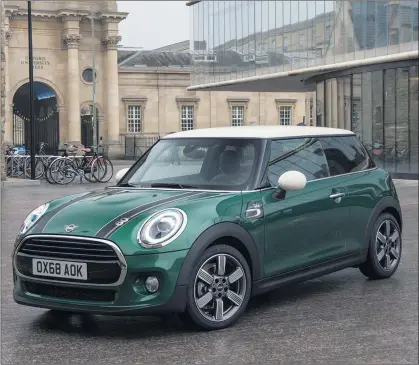  ??  ?? CLASSIC: The limited-build 60 Years Edition will come – appropriat­ely – in British Racing Green with a white roof and tan leather interior with green piping.