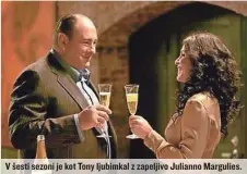  ?? ?? V šesti sezoni je kot Tony ljubimkal z zapeljivo Julianno Margulies.